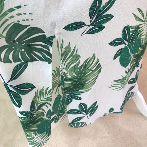 Last chance!!! NWT Palm Print Maxi Dress L - Picture 7 of 8